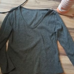 Charcoal Gray short tops